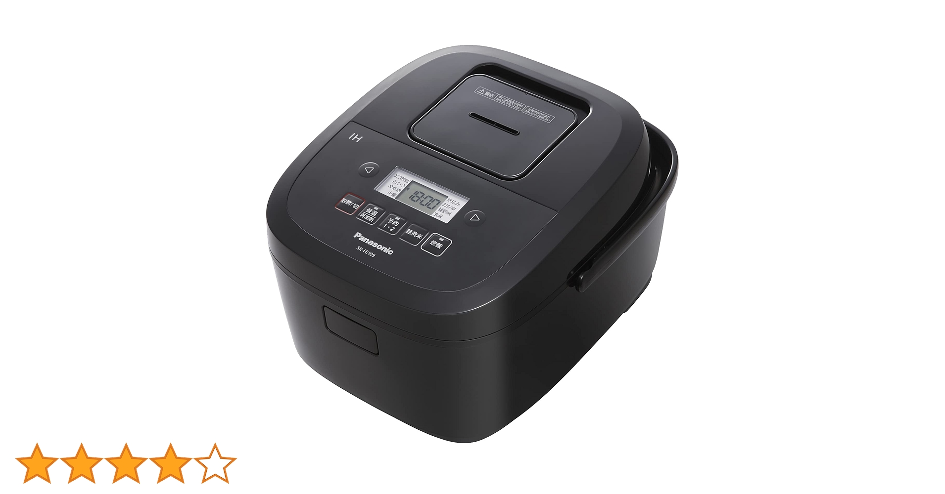 Amazon | パナソニック 炊飯器 5.5合 IH式 備長炭釜 ブラック SR